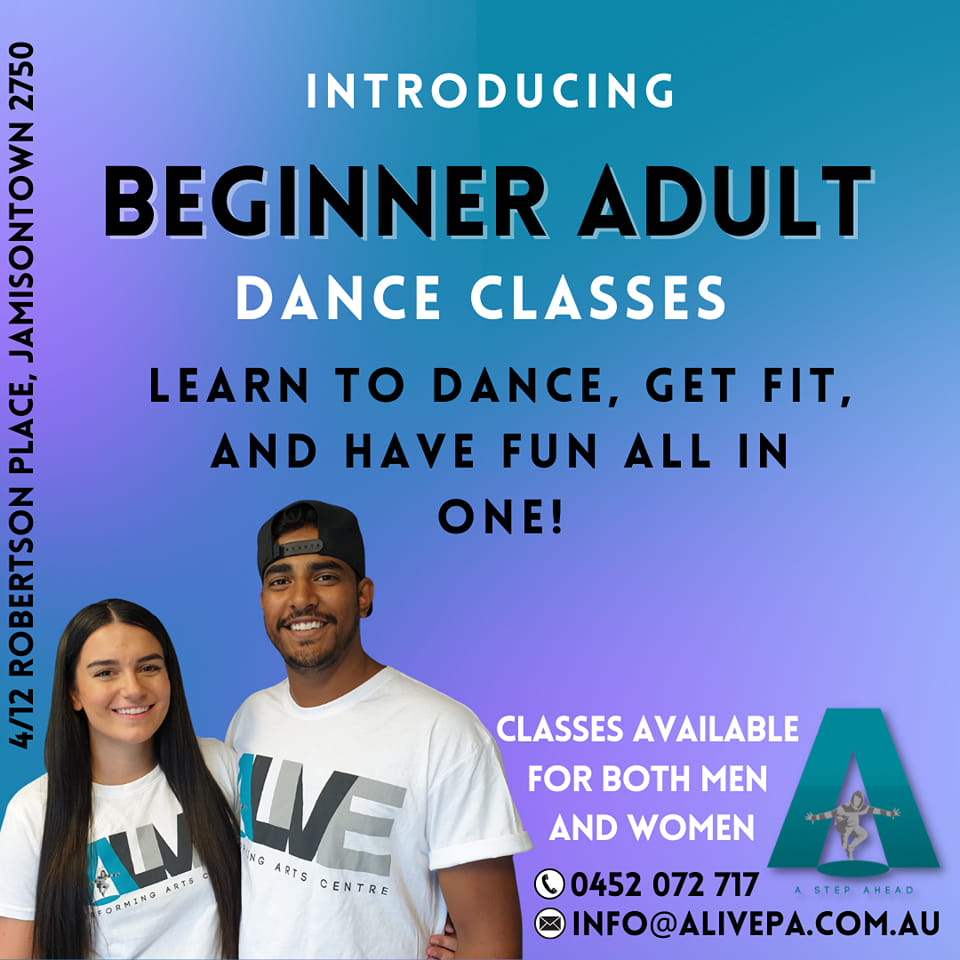 Introducing Beginner Adult Dance Classes ALive Performing Arts Sydney
