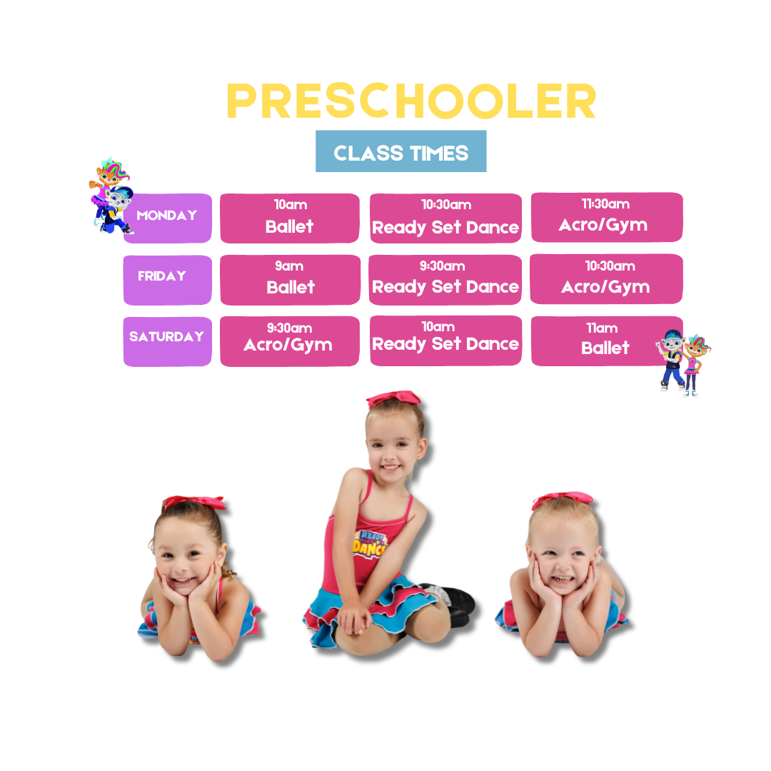 Preschool 2 - A-Live Performing Arts Sydney Preschool Timetable 4 - A-Live Performing Arts Sydney