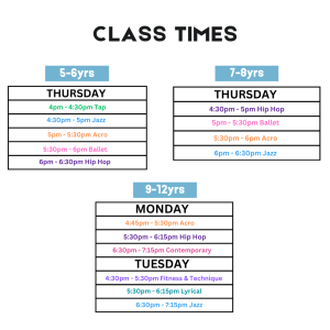 Primary School 2 - A-Live Performing Arts Sydney Preschool Timetable 12 - A-Live Performing Arts Sydney